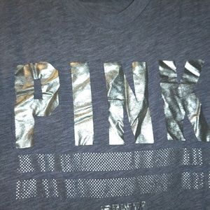 PINK Grey Short Sleeve.